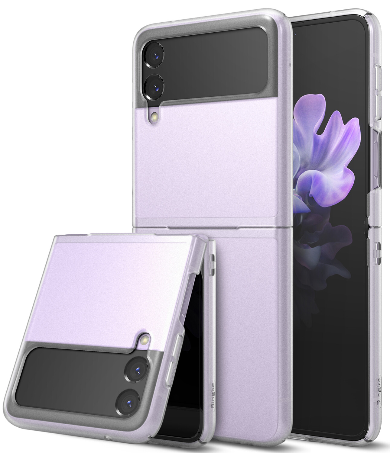 Slim Protective Case for Galaxy Z Flip3 - Matte Clear