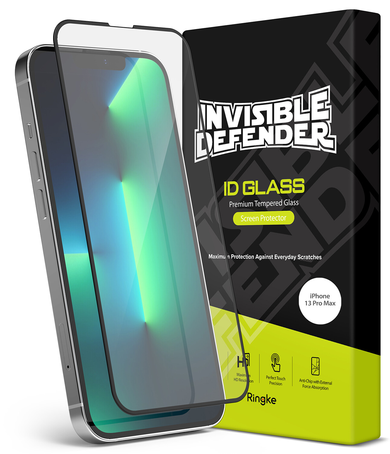 Invisible Defender Premium Tempered Glass Screen Protector for iPhone 13 Pro Max
