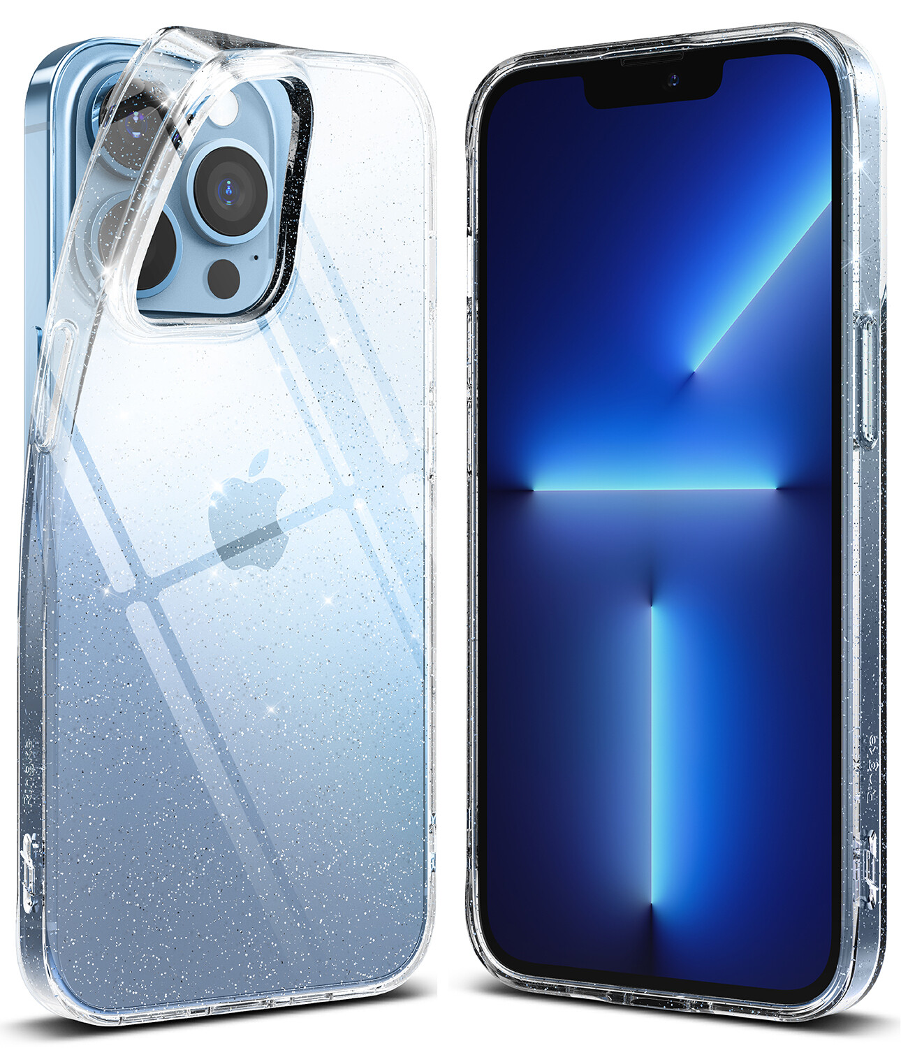 Air for iPhone 13 Pro Super Slim Protective Case - Glitter Clear