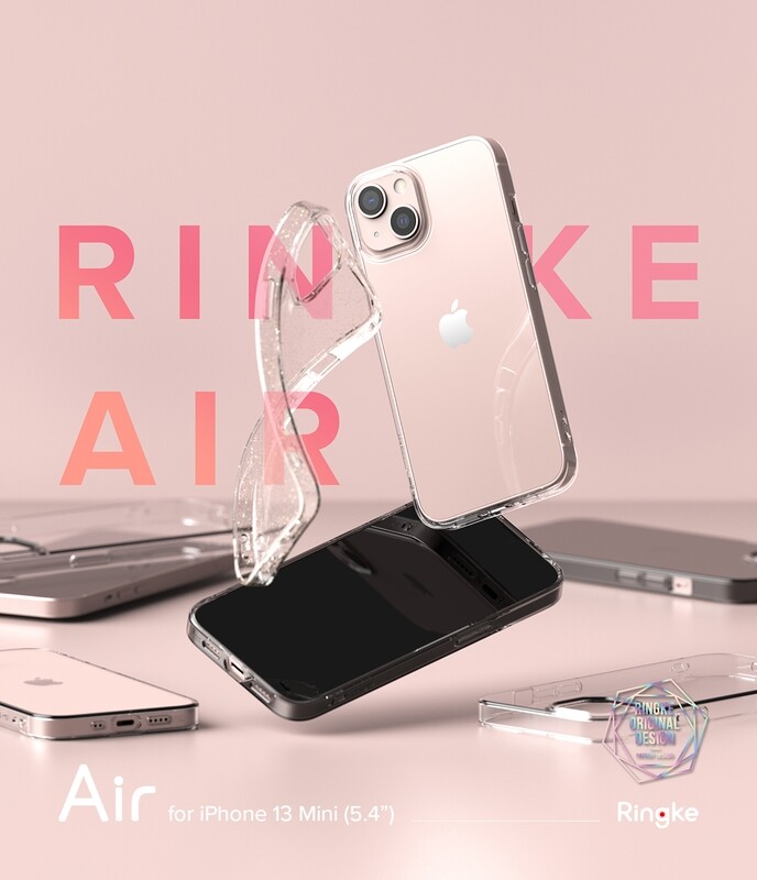 Air for iPhone 13 Mini Super Slim Protective Case - Glitter Clear
