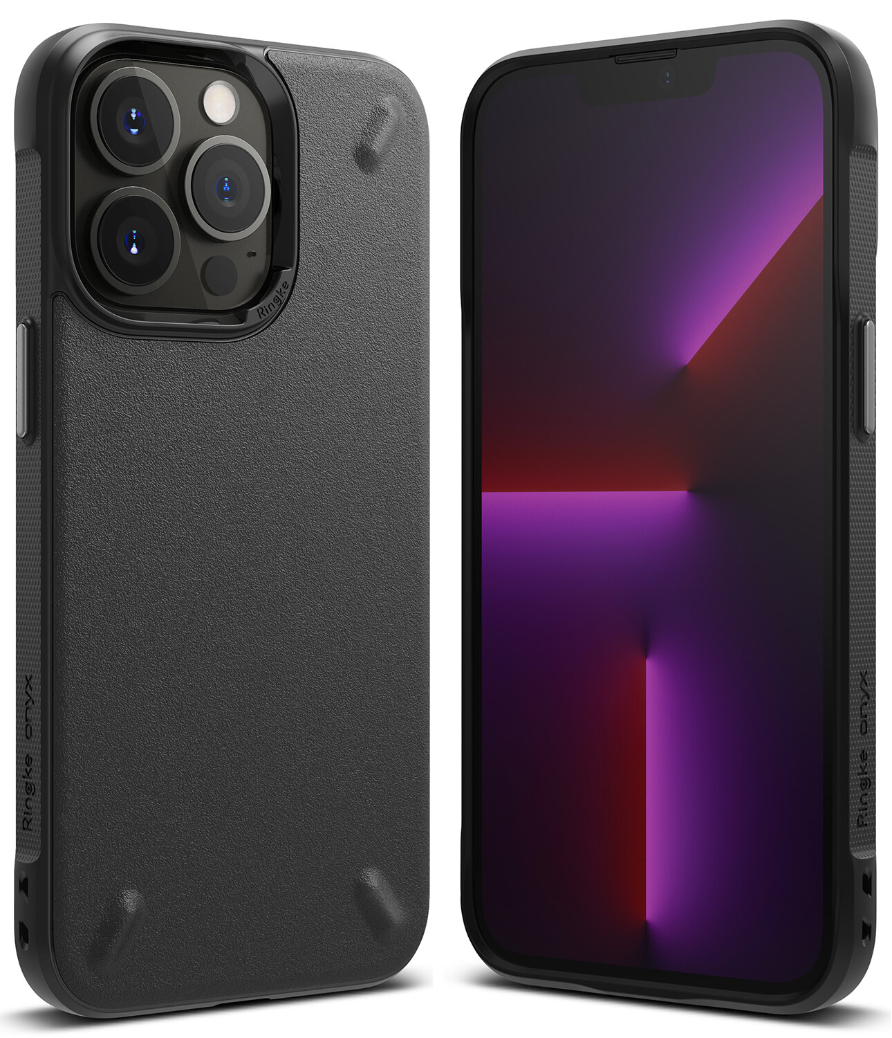 Onyx for iPhone 13 Pro Max Military-Grade Slim Protective Case - Black