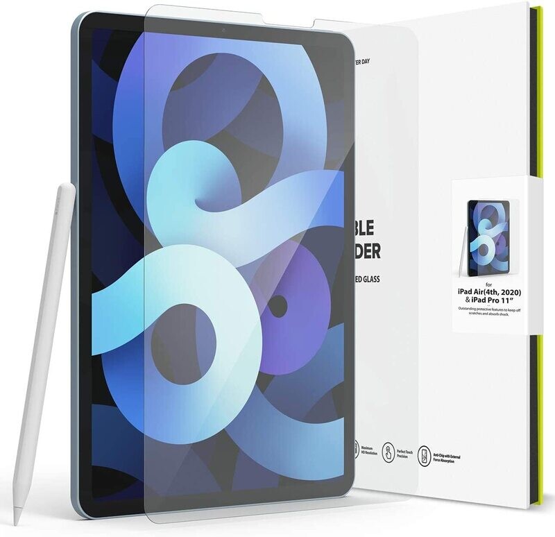 Invisible Defender Premium Full Coverage Tempered Glass Screen Protector for iPad Pro 11 inch