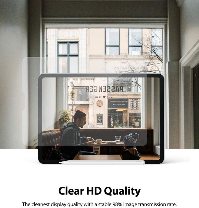 Invisible Defender Premium Full Coverage Tempered Glass Screen Protector for iPad Pro 11 inch