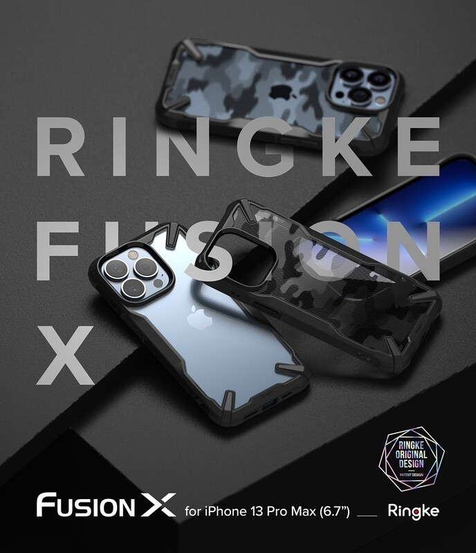 Fusion X for iPhone 13 Pro Max Military-Grade Slim Protective Case - Black