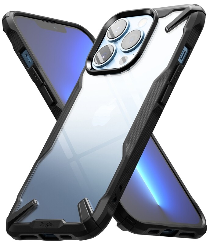 Fusion X for iPhone 13 Pro Military-Grade Slim Protective Case - Black