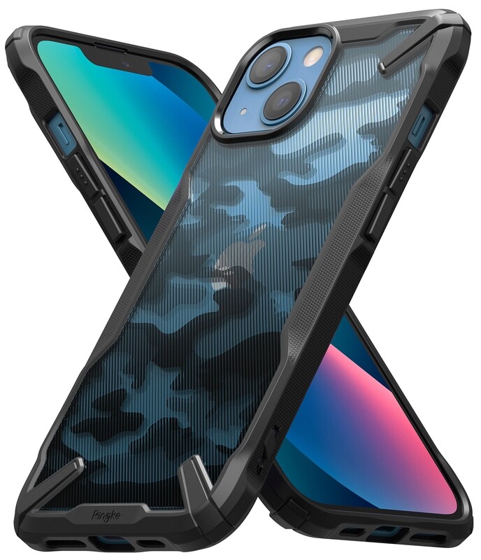 Fusion X for iPhone 13 Military-Grade Slim Protective Case - Camo Black