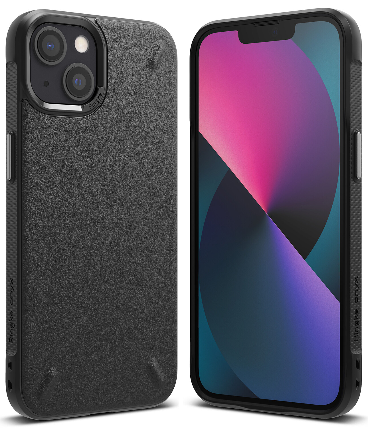 Onyx for iPhone 13 Mini Military-Grade Slim Protective Case - Black
