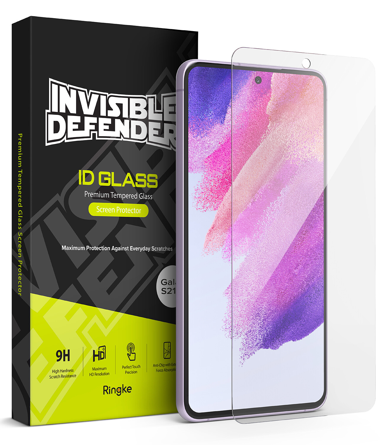 Invisible Defender Premium Tempered Glass Screen Protector for Galaxy S21 FE