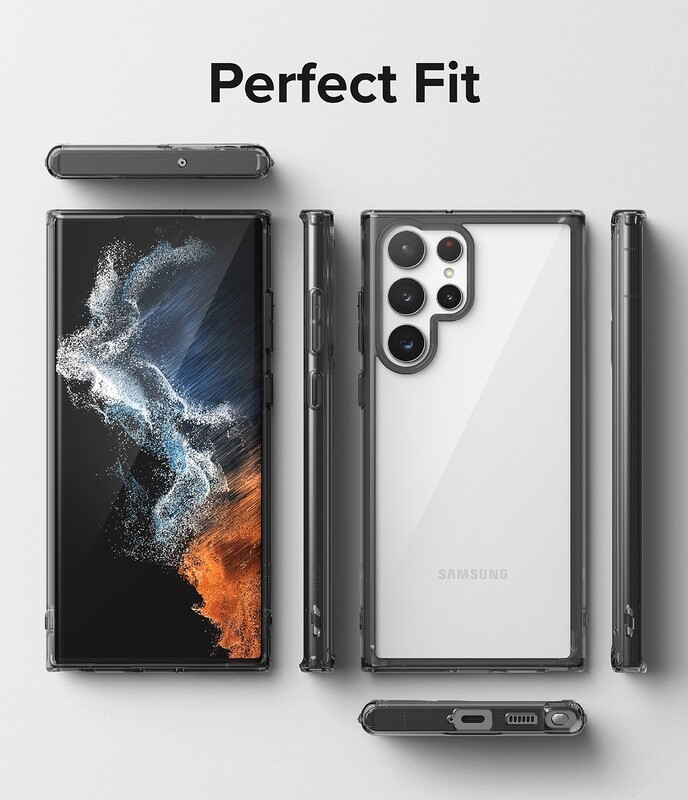 Fusion for Galaxy S22 Ultra Military-Grade Slim Protective Case - Smoke Black