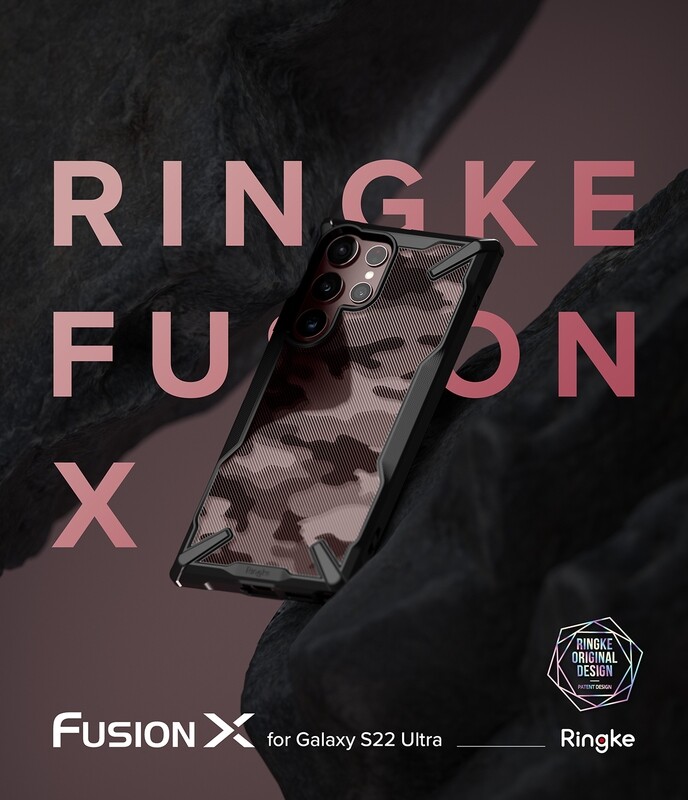 Fusion X for Galaxy S22 Ultra Military-Grade Slim Protective Case - Black