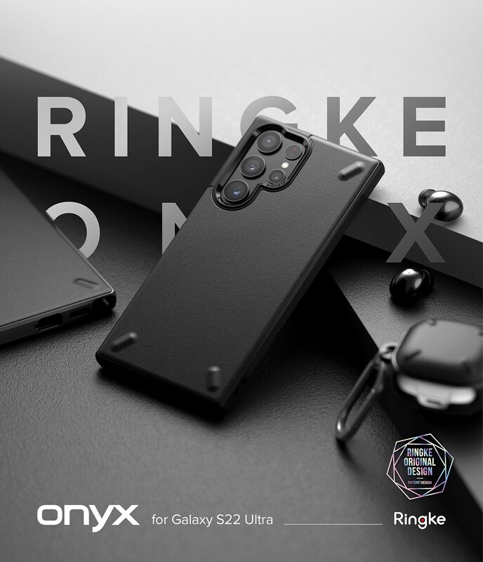 Onyx for Galaxy S22 Ultra Military-Grade Slim Protective Case - Black