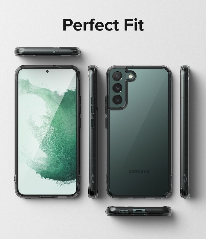 Fusion for Galaxy S22 Plus Military-Grade Slim Protective Case - Smoke Black