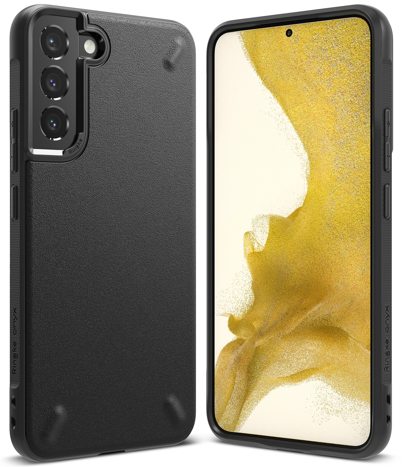 Onyx for Galaxy S22 Military-Grade Slim Protective Case - Black