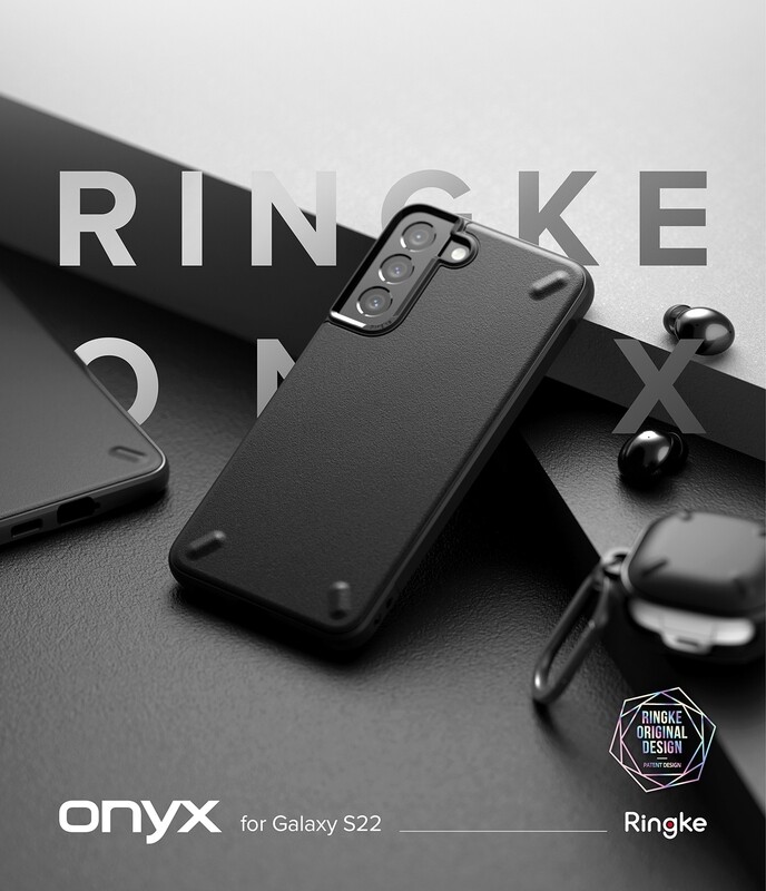 Onyx for Galaxy S22 Military-Grade Slim Protective Case - Black