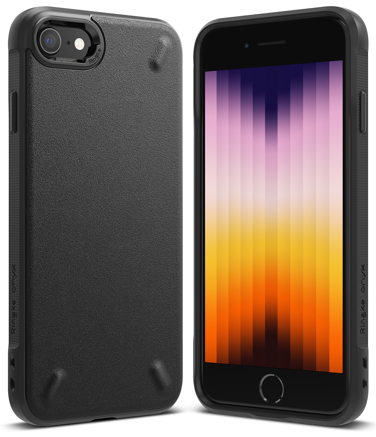 Onyx Military-Grade Slim Case for iPhone SE 3rd Gen (2022) - Black