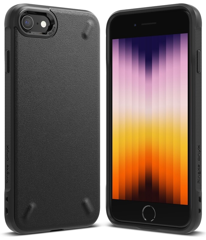 Onyx Military-Grade Slim Case for iPhone SE 3rd Gen (2022) - Black