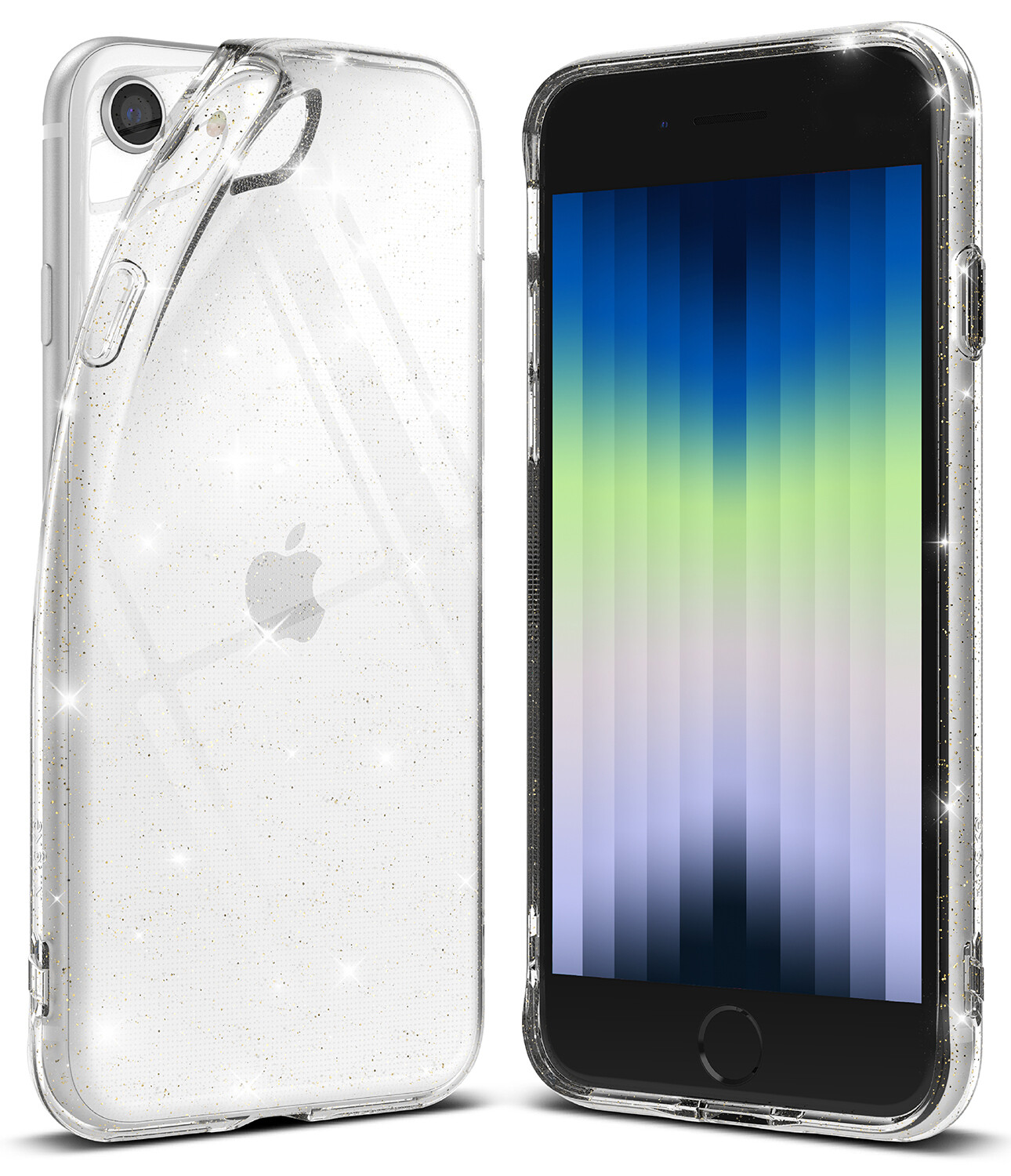 Air Super Slim Protective Case for iPhone SE 3rd Gen (2022) - Glitter Clear