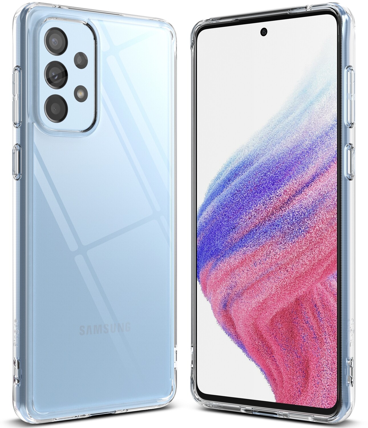 Fusion Military-Grade Slim Protective Case for Galaxy A53 - Clear