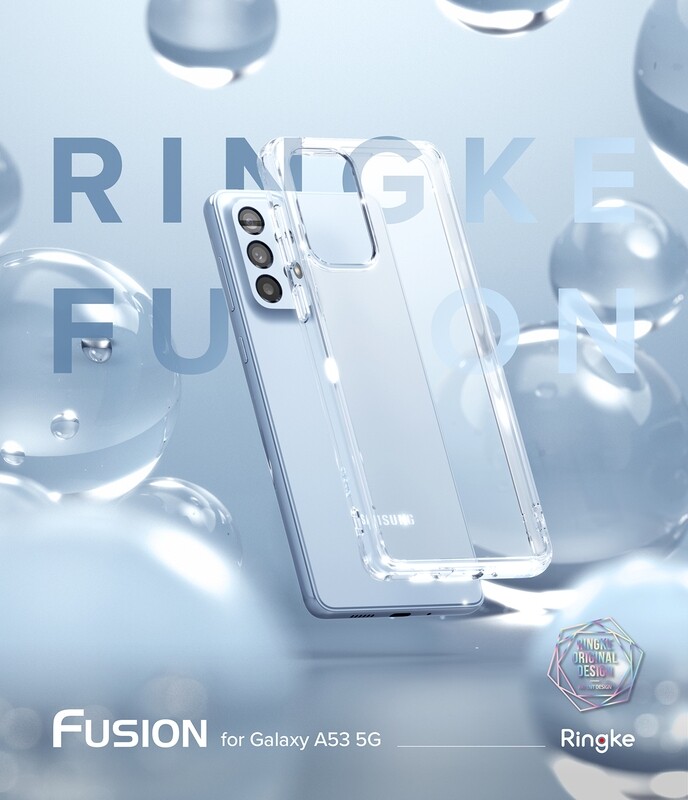 Fusion Military-Grade Slim Protective Case for Galaxy A53 - Clear