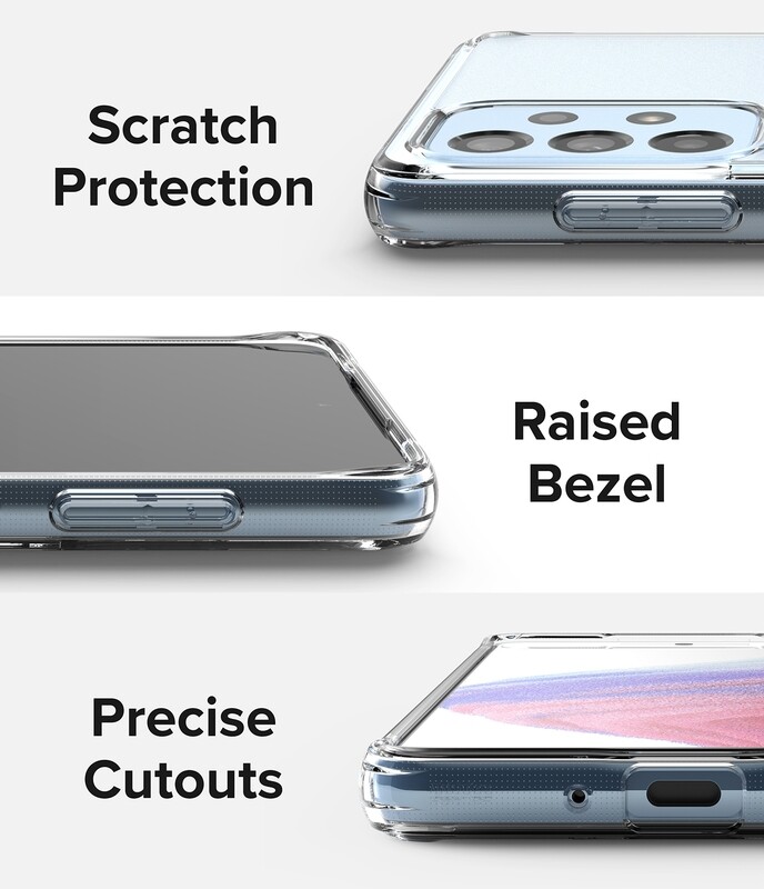 Fusion Military-Grade Slim Protective Case for Galaxy A53 - Matte Clear