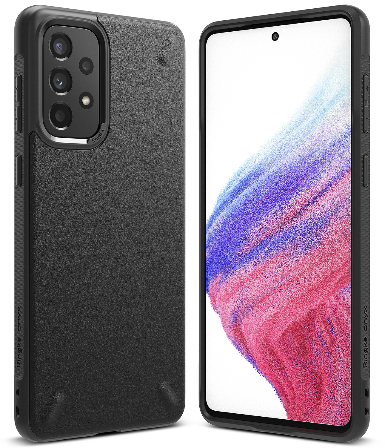 Onyx Military-Grade Slim Protective Case for Galaxy A53 - Black