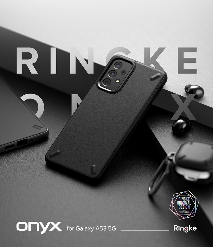 Onyx Military-Grade Slim Protective Case for Galaxy A53 - Black