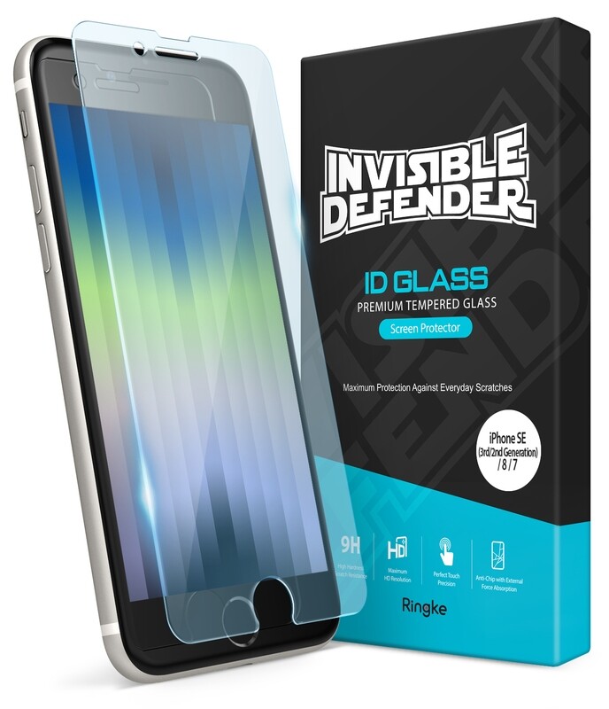 Invisible Defender (2 Pack) Premium Screen Protector for iPhone SE 3rd Gen (2022)