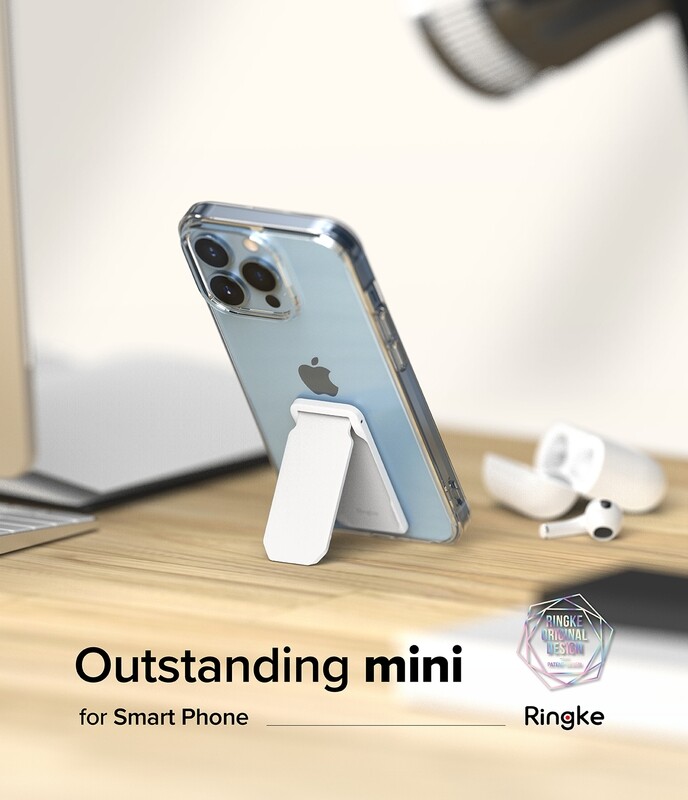 Outstanding Mini Universal Semi-Automated Mobile Phone Stand - White