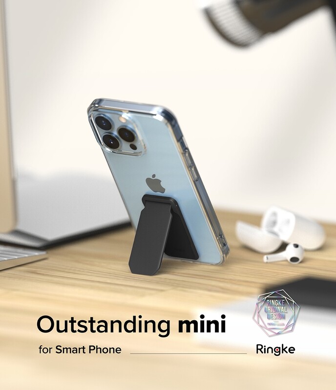 Outstanding Mini Universal Semi-Automated Mobile Phone Stand - Black