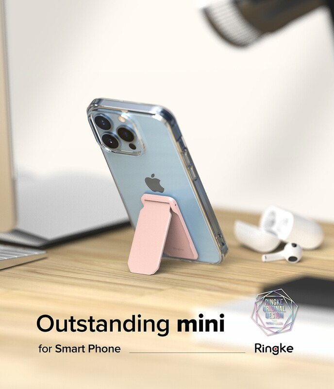 Outstanding Mini Universal Semi-Automated Mobile Phone Stand - Peach Pink