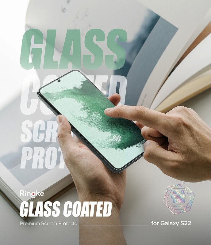 Flexible Shatterproof Glass-Coated Film Screen Protector for Galaxy S22