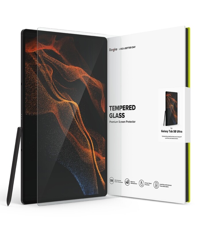 Premium Full Coverage Tempered Glass Screen Protector for Galaxy Tab S8 Ultra