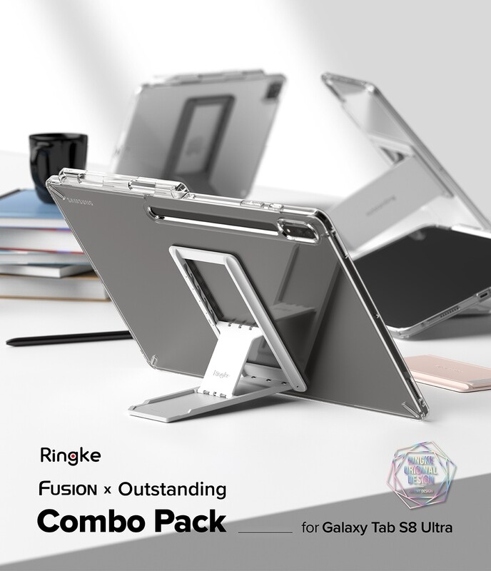 Fusion for Galaxy Tab S8 Ultra case & Outstanding Semi-Automated Stand