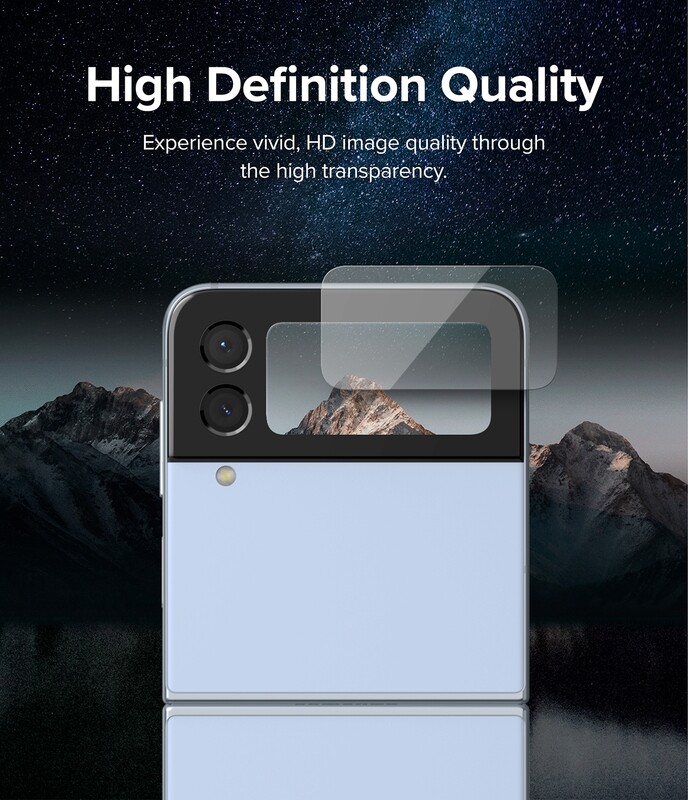 Premium Tempered Glass (3 Pack) Cover Display Screen Protector for Galaxy Z Flip4