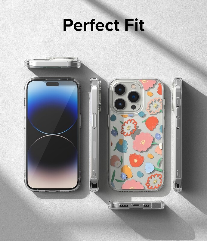 Fusion Design for iPhone 14 Pro Max Military-Grade Slim Protective Case - Floral