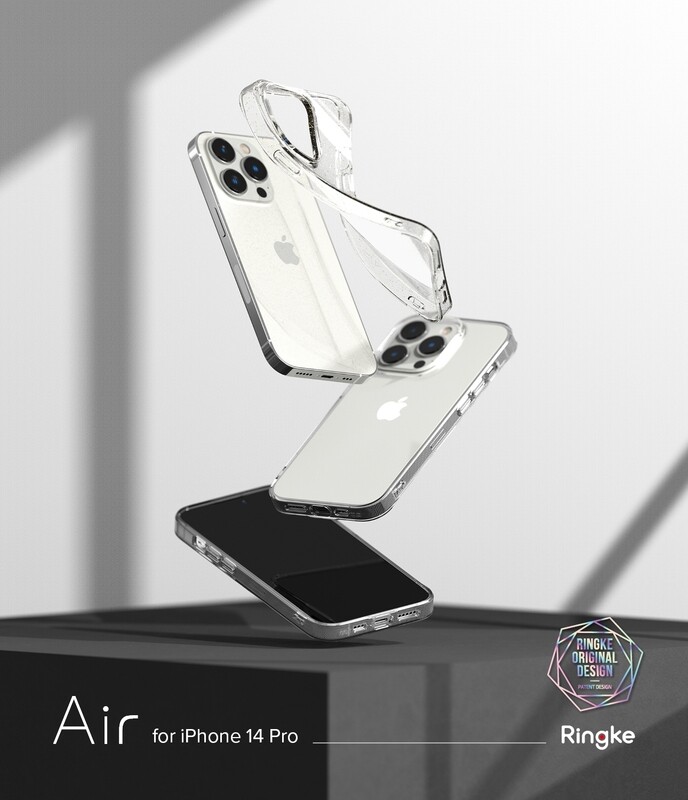 Air for iPhone 14 Pro Super Slim Protective Case - Glitter Clear