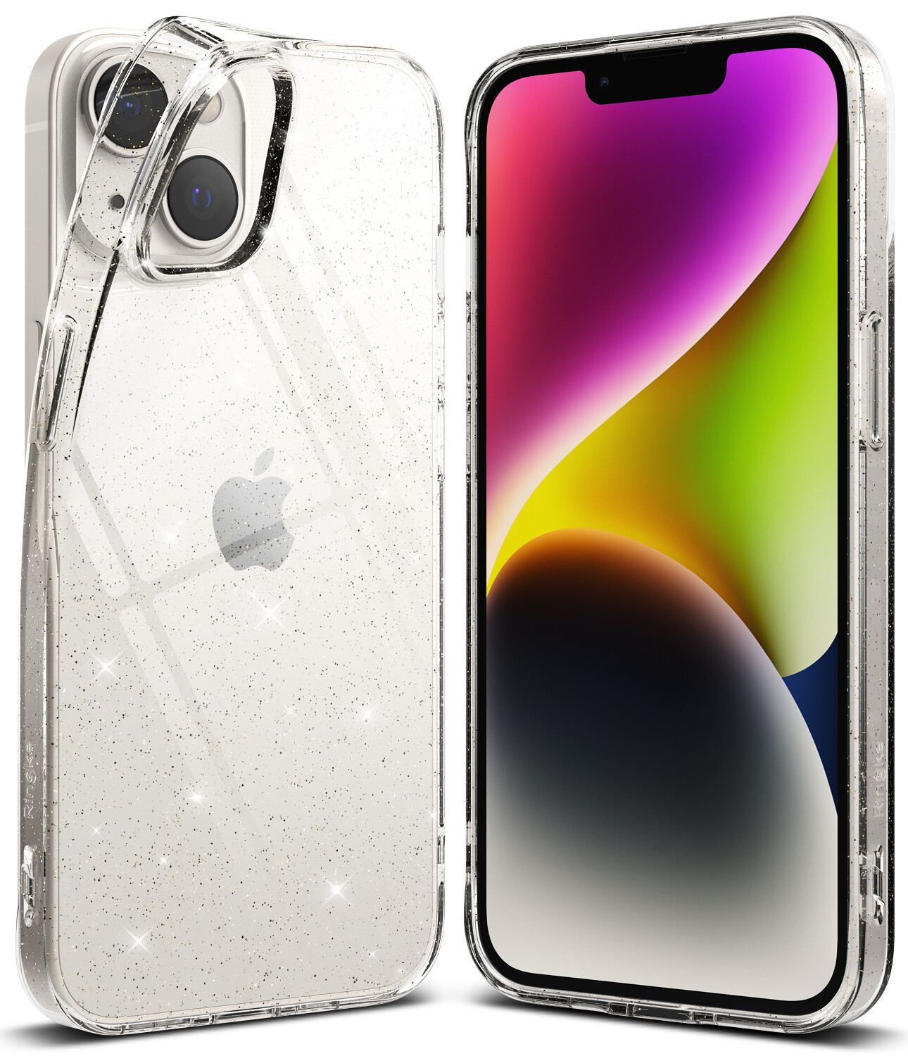 Air for iPhone 14 Plus Super Slim Protective Case - Glitter Clear