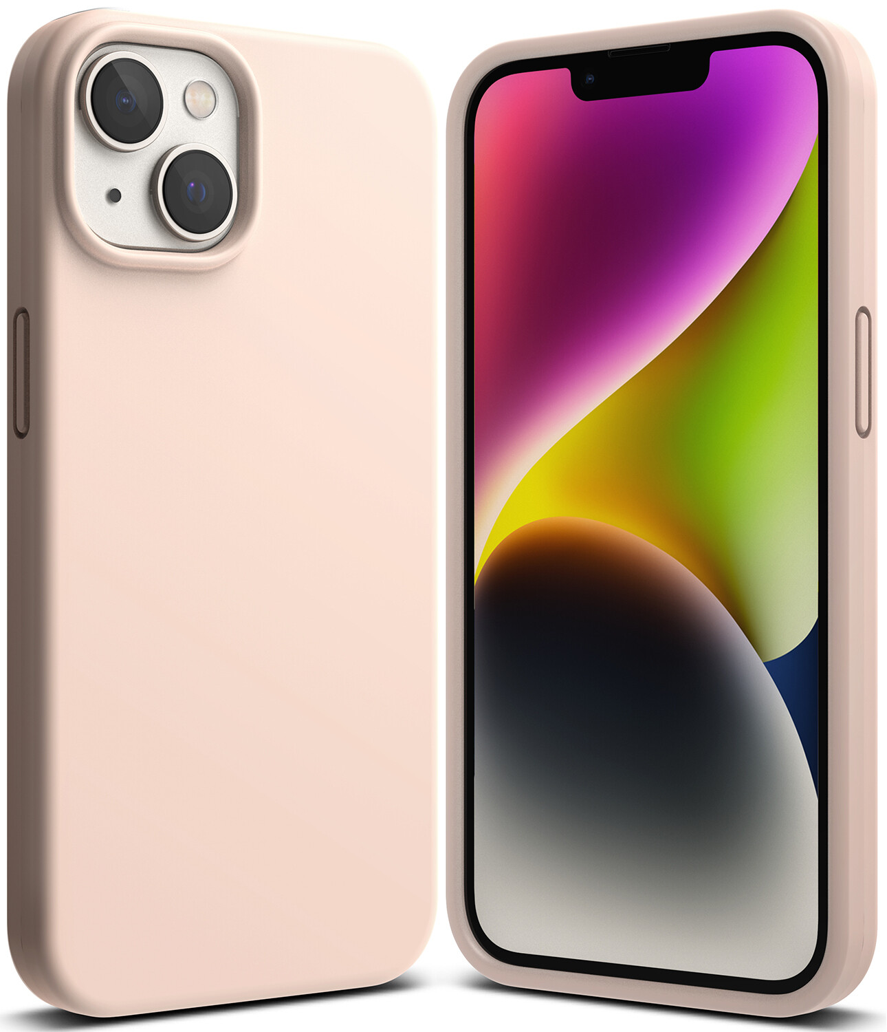 SI for iPhone 14 Plus Super Slim Protective Case - Pink Sand