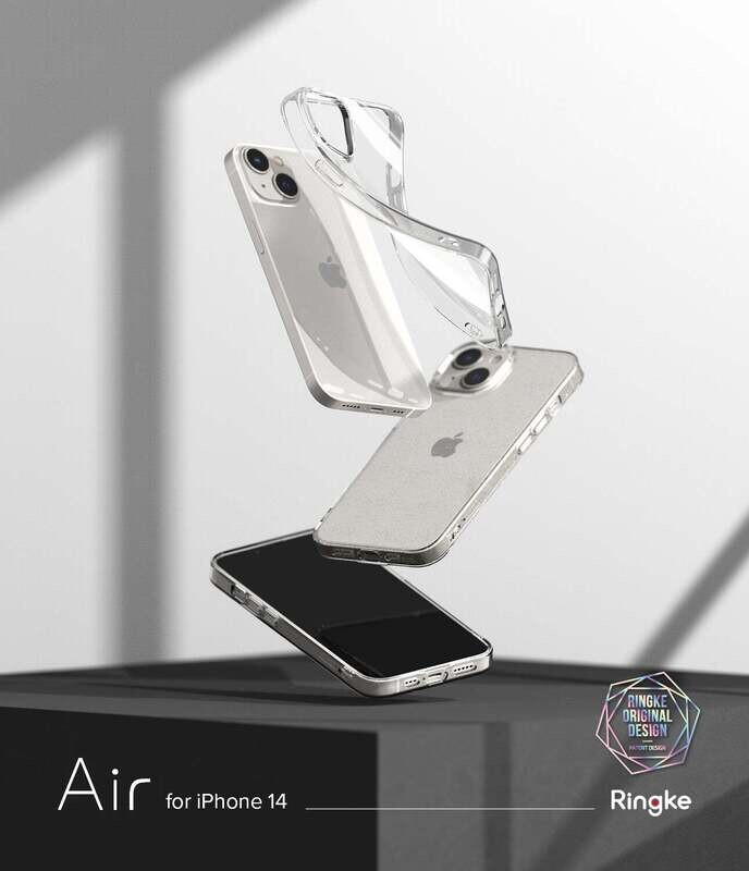 Air for iPhone 14 Super Slim Protective Case - Glitter Clear
