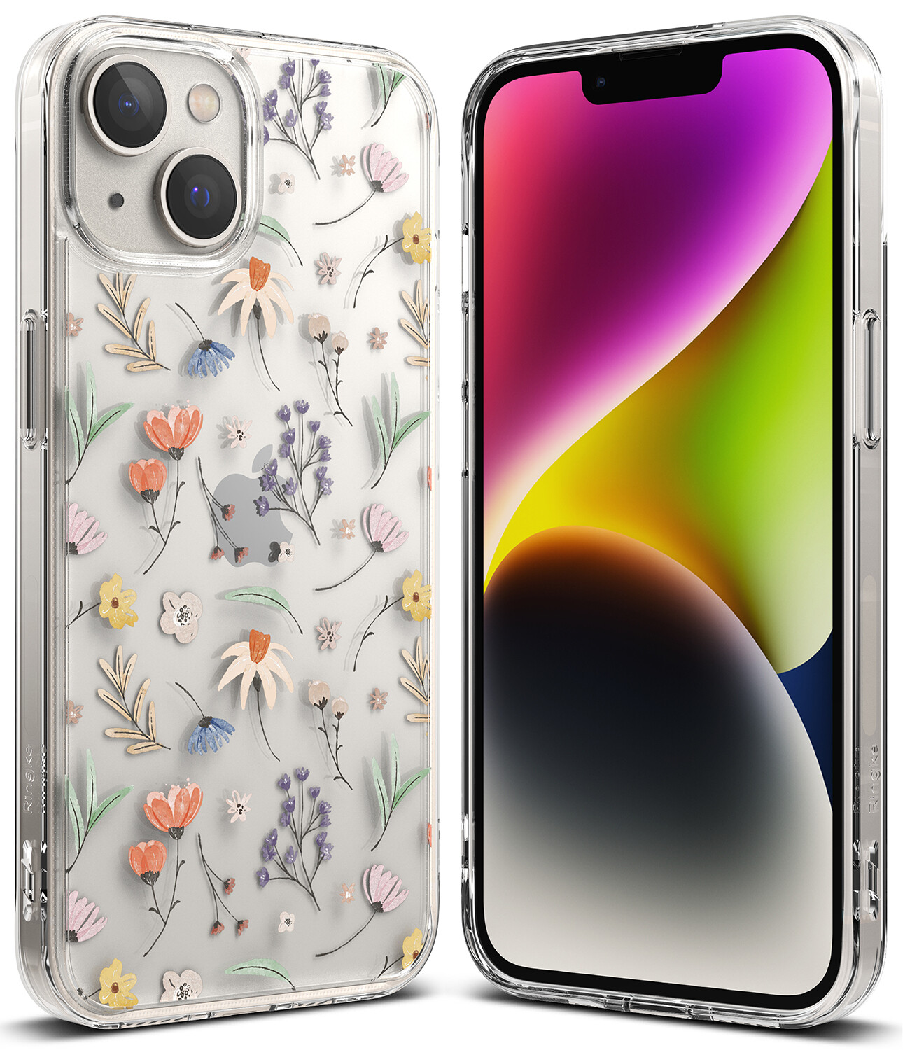 Fusion Design for iPhone 14 Military-Grade Slim Protective Case - Dry Flowers