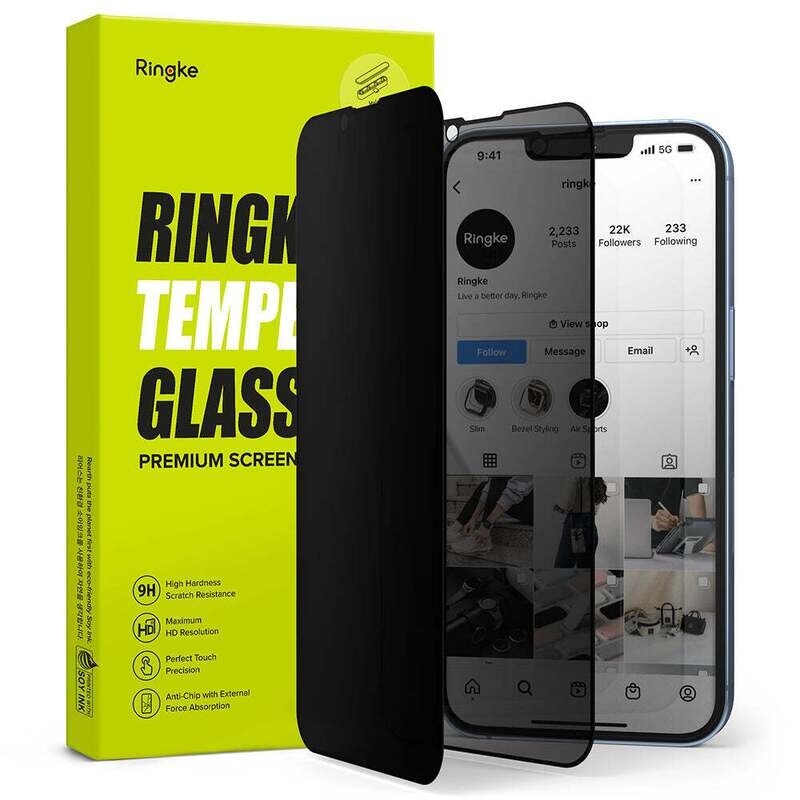 Privacy Premium Tempered Glass Screen Protector for iPhone 14 Plus / iPhone 13 Pro Max