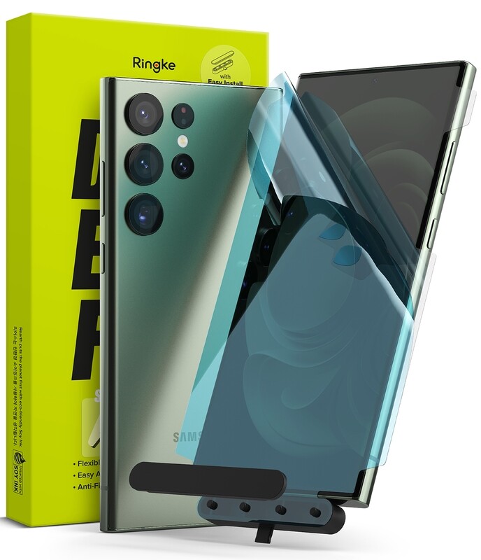 Dual Easy Wing Film (2 Pack) Premium Screen Protector for Galaxy S23 Ultra