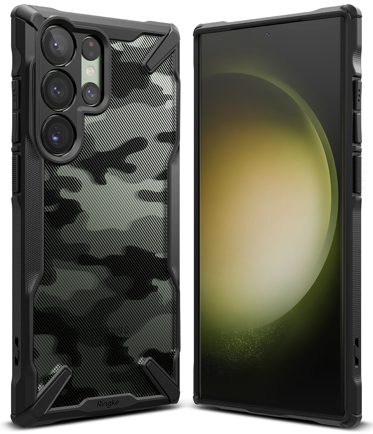 Fusion X for Galaxy S23 Ultra Military-Grade Slim Protective Case - Camo Black