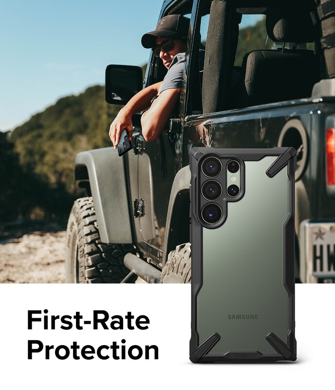Fusion X for Galaxy S23 Ultra Military-Grade Slim Protective Case - Black