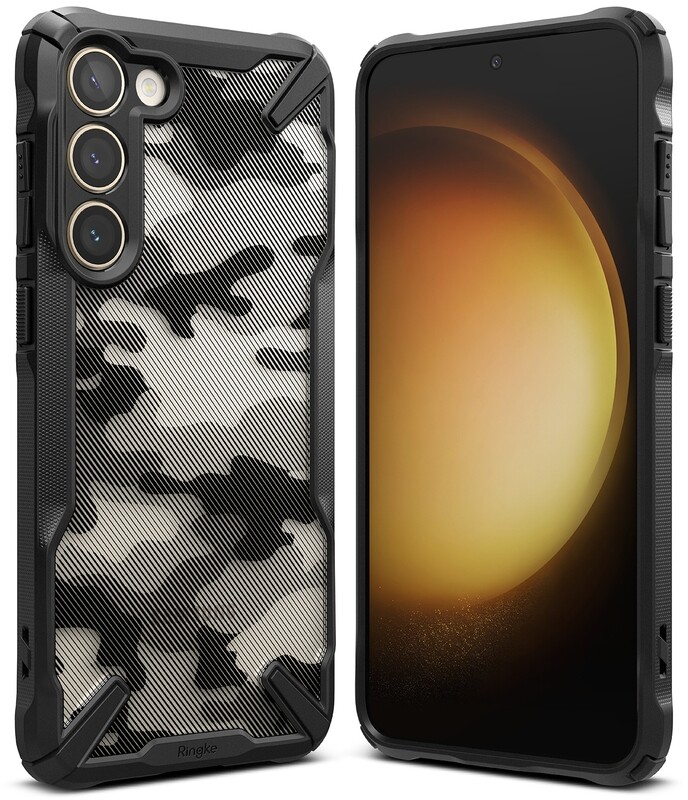 Fusion X for Galaxy S23 Military-Grade Slim Protective Case - Camo Black