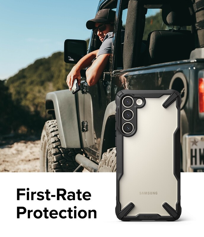 Fusion X for Galaxy S23 Military-Grade Slim Protective Case - Black