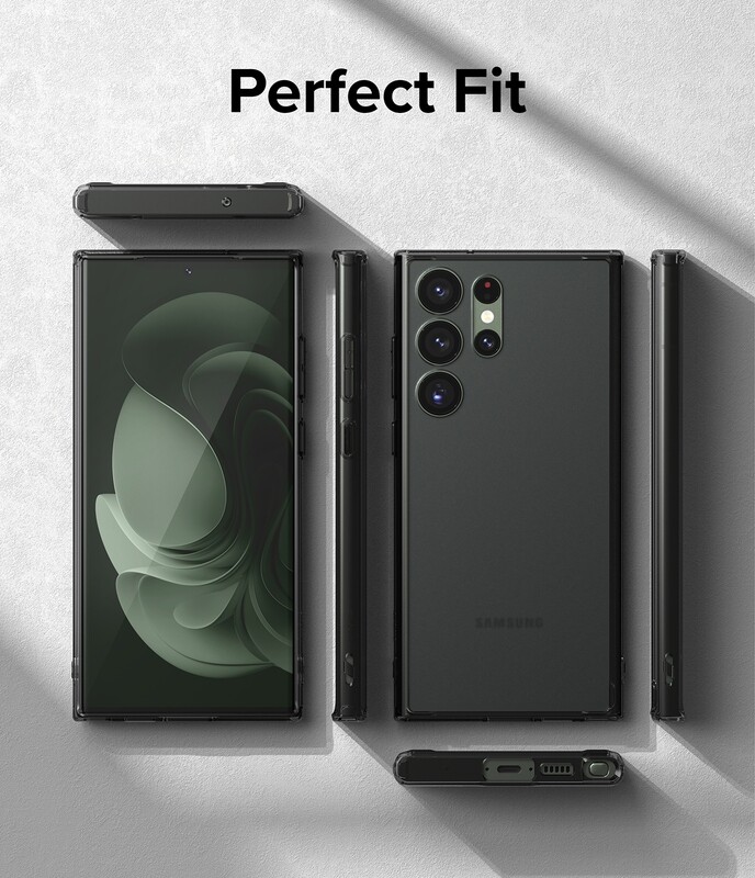 Fusion for Galaxy S23 Ultra Military-Grade Slim Protective Case - Matte Smoke Black