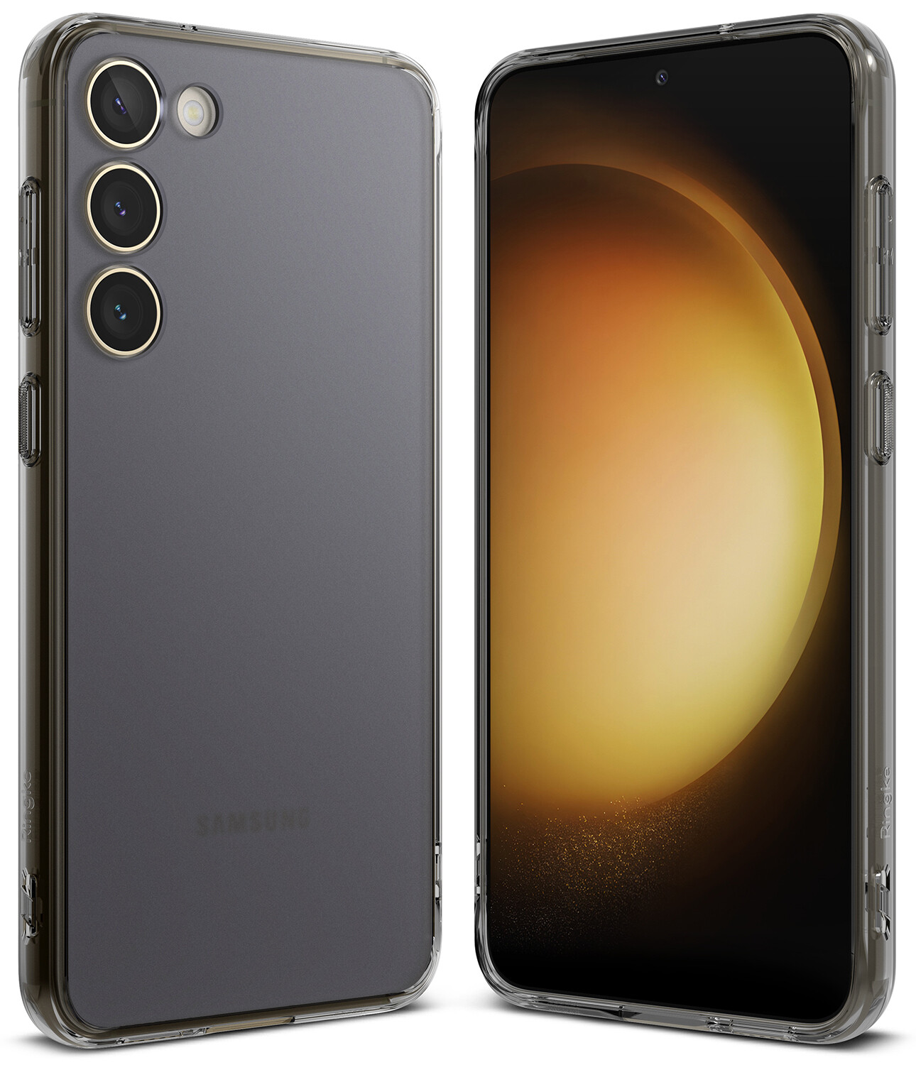 Fusion for Galaxy S23 Military-Grade Slim Protective Case - Matte Smoke Black