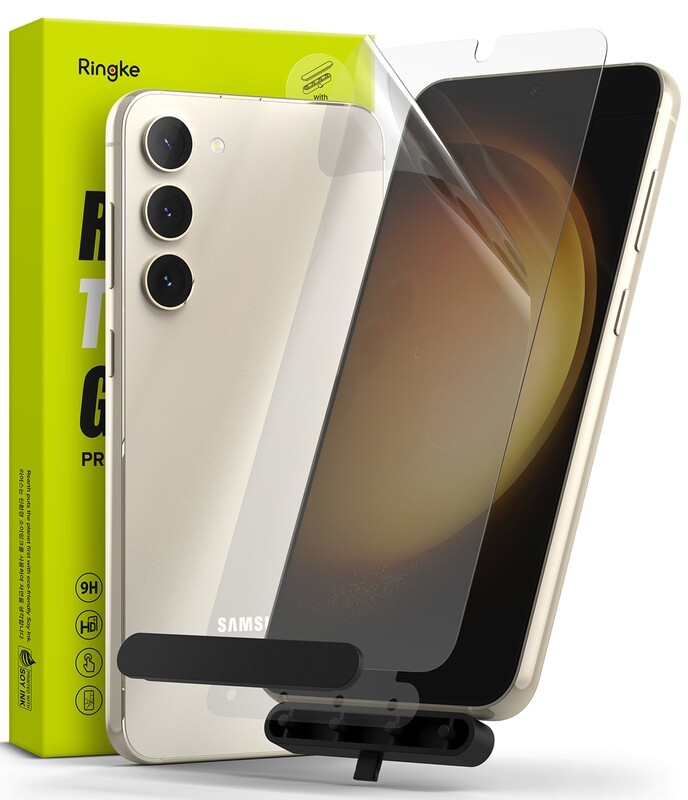 Premium Tempered Glass (2 Pack) Screen Protector for Galaxy S23
