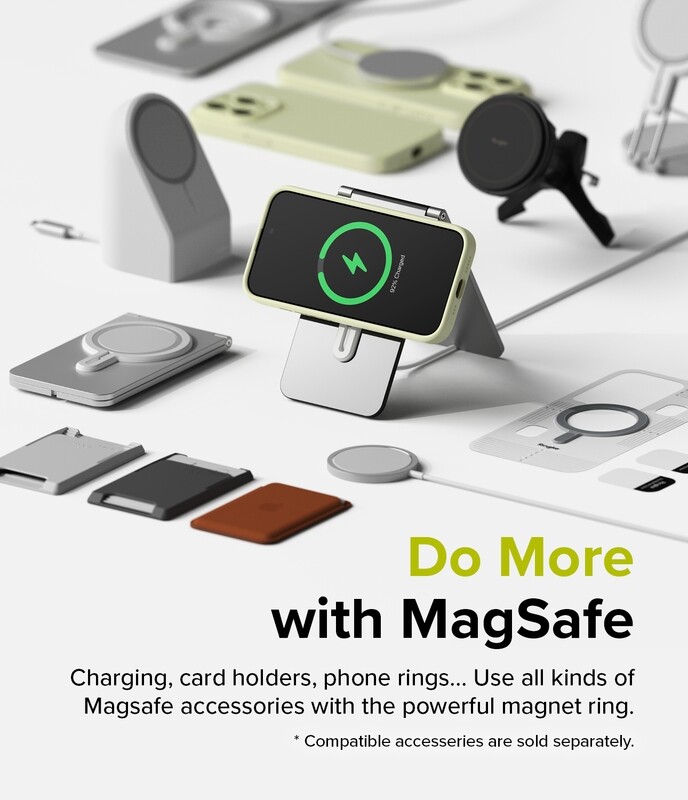 SI for iPhone 15 Pro MagSafe Accessories Case - Sunny Lime